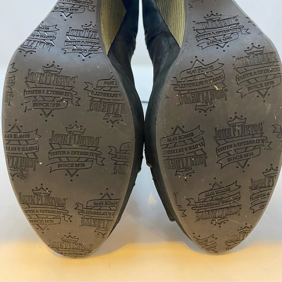 John Fluevog Angelou Open Toe Platform Bootie 7 | Avant-Garde Designer Shoe - Picture 12 of 17